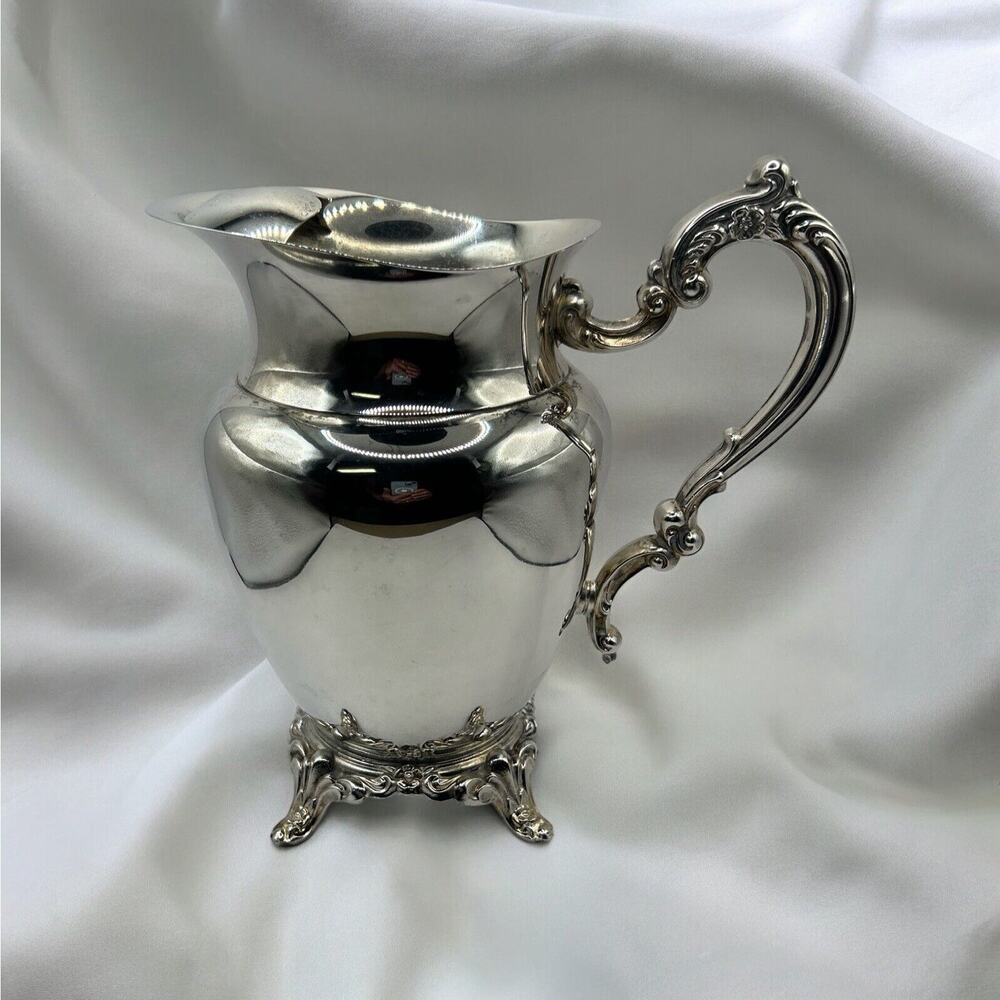 Vintage Du Maurier Silverplated Ornate Pitcher by ONEIDA